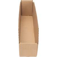 Deep Corrugated Parts Bins, 1-7/8" W x 17-1/8" D x 4-1/2" H, Beige M & M Nord Ouest Inc