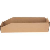 Boîtes profondes en carton ondul&eacute;, 3-3/4" la x 17-1/4" p x 4-1/2" h, Beige M & M Nord Ouest Inc