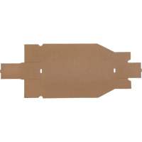 Boîtes profondes en carton ondul&eacute;, 3-3/4" la x 17-1/4" p x 4-1/2" h, Beige M & M Nord Ouest Inc