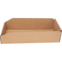 Boîtes profondes en carton ondul&eacute;, 7-3/4" la x 17-1/4" p x 4-1/2" h, Beige M & M Nord Ouest Inc