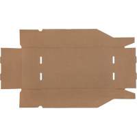 Boîtes profondes en carton ondul&eacute;, 9-3/4" la x 17-1/4" p x 4-1/2" h, Beige M & M Nord Ouest Inc