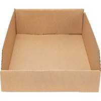 Boîtes profondes en carton ondul&eacute;, 11-3/4" la x 17-1/4" p x 4-1/2" h, Beige M & M Nord Ouest Inc