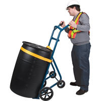 Diable pour baril, Fabriqu&eacute; en Acier, 25 - 55 gal. US (20 - 45 gal. imp.) M & M Nord Ouest Inc