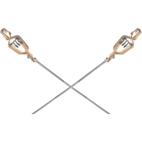 Light-Duty Bonding & Grounding Wire Assemblies - Two Alligator Clips M & M Nord Ouest Inc