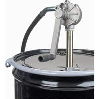 Rotary Type Drum Pump, Aluminum, Fits 15-55 Gal., 6-3/4 oz. per revolution DC126 | M & M Nord Ouest Inc