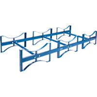 Porte-barils empilables, 3 barils, Capacit&eacute; de 2400 lb, 71-1/2" la x 30" p x 12-1/2" h M & M Nord Ouest Inc