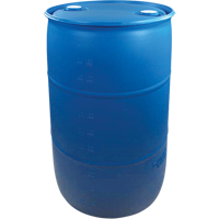 Polyethylene Drums, 55 US gal (45 imp. gal.), Closed Top, Blue DC529 | M & M Nord Ouest Inc