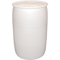 Polyethylene Drums, 55 US gal (45 imp. gal.), Closed Top, Natural DC531 | M & M Nord Ouest Inc
