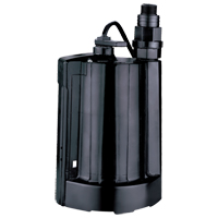 Pompe utilitaire submersible automatique, 1/3 CV, 2160 gal./h, 115 V, 4 A DC652 | M & M Nord Ouest Inc