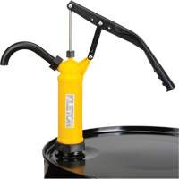 Pompe &agrave; baril de type levier, Polypropyl&egrave;ne, 14 oz/course, Pour barils de 5-55 gal. M & M Nord Ouest Inc