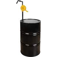 Pompe rotative pour baril, Polypropyl&egrave;ne, Pour capacit&eacute; 15 - 55 gal. US, 8 oz/course M & M Nord Ouest Inc