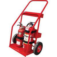 Chariot de prevention d'incendie pour travaux &agrave; chaud, Roues Semi-pneumatique, Base de 17,75" la x 8,9" lo, 100 lb M & M Nord Ouest Inc