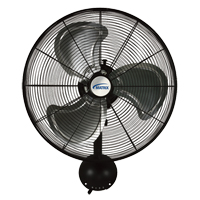 High-Velocity Oscillating Wall Fan, Industrial, 20" Dia., 3 Speeds M & M Nord Ouest Inc