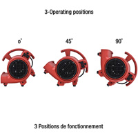 Air Mover, 550 CFM M & M Nord Ouest Inc