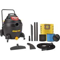 Aspirateur industriel, Secs-humides, 3 CV, 16 gal. US (60,6 litres) M & M Nord Ouest Inc