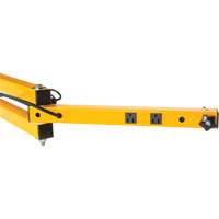 180 Double Locking Arm with 2 Receptacles M & M Nord Ouest Inc
