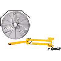 Industrial Workstation Fan Kit with Double Locking Arm, 24" Dia., 3 Speeds M & M Nord Ouest Inc