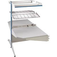 Postes de travail modulaires ergonomiques - Exemples de configurations - A-DC Ajouts de coin &agrave; deux c&ocirc;t&eacute;s, 36" la x 56" p x 84" h, Ajout de coin &agrave; deux c&ocirc;t&eacute;s M & M Nord Ouest Inc