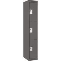 Casiers Clean Line, 3 niveaux, 12" x 18" x 72", Acier, Charbon, Rivet (assembl&eacute;) M & M Nord Ouest Inc