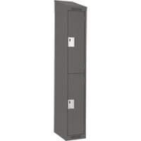 Casiers Clean Line, 2 niveaux, 12" x 18" x 78", Acier, Charbon, Rivet (assembl&eacute;) M & M Nord Ouest Inc