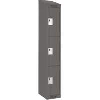 Casiers Clean Line, 3 niveaux, 12" x 18" x 78", Acier, Charbon, Rivet (assembl&eacute;) M & M Nord Ouest Inc