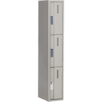Casiers robustes Concorde, 3 niveaux, 12" x 18" x 72", Acier, Gris, Soud&eacute; (assembl&eacute;) M & M Nord Ouest Inc