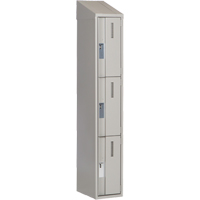 Casiers robustes Concorde, 3 niveaux, 12" x 18" x 78", Acier, Gris, Soud&eacute; (assembl&eacute;) M & M Nord Ouest Inc