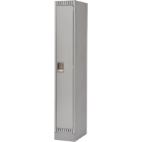Lockers, 12" x 18" x 76", Steel, Grey, Knocked Down M & M Nord Ouest Inc
