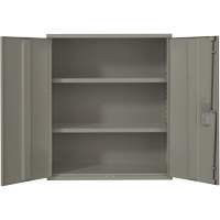 Armoire de rangement Lo-Boy, Acier, 2 Tablettes, 40" h x 36" la x 18" P, Gris M & M Nord Ouest Inc