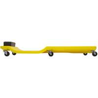 Yellow Low Profile Plastic Creeper M & M Nord Ouest Inc