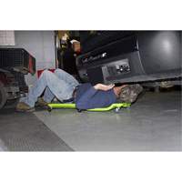 Neon Green Low Profile Plastic Creeper M & M Nord Ouest Inc