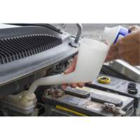 Translucent Right Angle Funnel, Plastic M & M Nord Ouest Inc