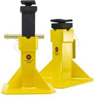 Jack Stands with Adjustable Screw Top Saddle, Locking Pin, 15-1/2" - 20-1/2" H M & M Nord Ouest Inc