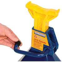 Chandelles, Poign&eacute;e/rochet verrouillable, Capacit&eacute; de 6 tonnes, 25-1/4" h M & M Nord Ouest Inc