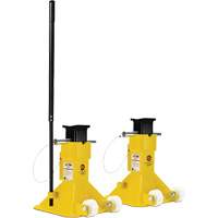 EZ-Wheel Jack Stand, Locking Pin, 22 Tons Capacity, 13-1/2" - 20" H M & M Nord Ouest Inc