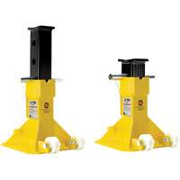 EZ-Wheel Jack Stand, Locking Pin, 22 Tons Capacity, 13-1/2" - 20" H M & M Nord Ouest Inc