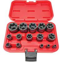 EP "Star" Plus Socket Set, 15 Pieces, 1/4"/3/8"/1/2" Drive Size M & M Nord Ouest Inc