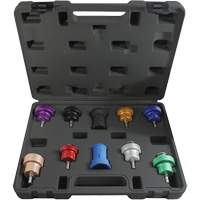 Trousse d'adaptateur pour test de pression du syst&egrave;me de refroidissement 10 mcx M & M Nord Ouest Inc