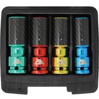 Jeu de douilles pour &eacute;crous de roue avec manchons en fibre de carbone M & M Nord Ouest Inc