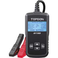 Testeur de batterie, de charge et de d&eacute;marrage BT50 avec imprimante M & M Nord Ouest Inc