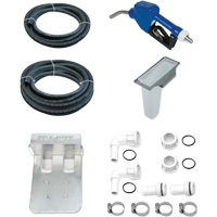 Pompe de transfert de fluide d'&eacute;chappement diesel (DEF) 115 V CA avec support pour cuve GRV et pistolet M & M Nord Ouest Inc