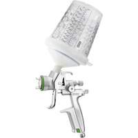 Pistolet de peinture de premi&egrave;re qualit&eacute; 4400?B HVLP?1,0 SR avec godet RPS 0,3?L, pour les retouches de finitions automobiles, Entr&eacute;e d'air 1/4" NPT, 4,24 pi³/min, Capacit&eacute; 0,3 L, 0,14 psi M & M Nord Ouest Inc