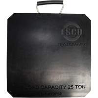 Plaque de support de v&eacute;rin d'une capacit&eacute; de 25 tonnes M & M Nord Ouest Inc