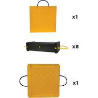 Ensemble de syst&egrave;me de sout&egrave;nement en composite CribLok 10 mcx M & M Nord Ouest Inc