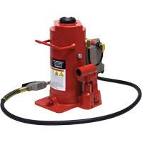 Cric-bouteille hydraulique de hauteur standard, 20 tonne(s), Air comprim&eacute;/hydraulique, 20-1/2" Hauteur &eacute;lev&eacute;e M & M Nord Ouest Inc