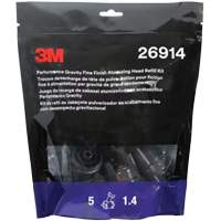 Performance Gravity Fine Finish Atomizing Head - Orange M & M Nord Ouest Inc