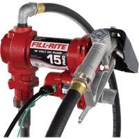 12V DC Fuel Transfer Pump with Nozzle M & M Nord Ouest Inc