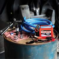 12V DC Fuel Transfer Pump with Nozzle M & M Nord Ouest Inc