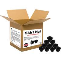 10-Piece Graphite-Coated Skirt Nuts for Pilot Hub Wheels M & M Nord Ouest Inc
