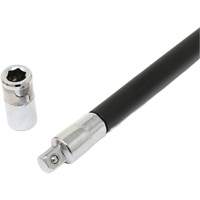 Tournevis flexible extra-long avec adaptateur carr&eacute; 1/4" x hexagonal 1/4" M & M Nord Ouest Inc